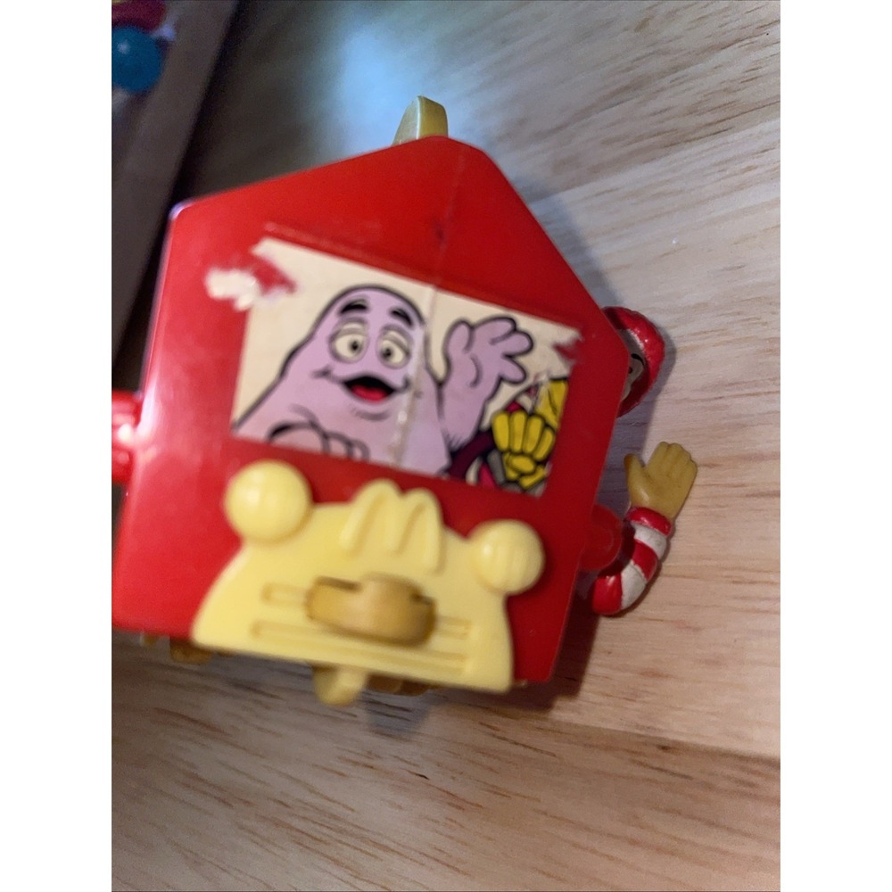 Mcdonalds Happy Birthday Ronald Mcdonald Train Car Happy Meal Toy #1 VTG 1994 - Picture 6 of 6